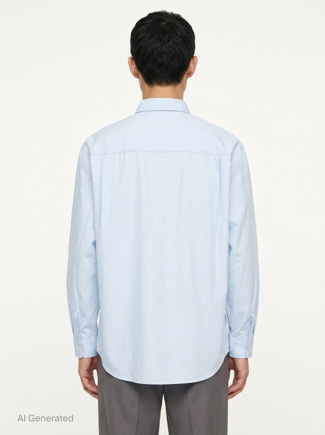 Washed Finx Twill Big Shirt | Auralee | Club21 - back