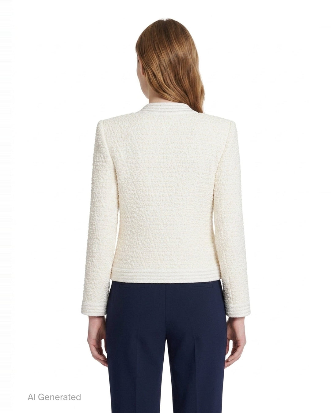 Four Pocket Tweed Jacket | Balmain | Club21 - back