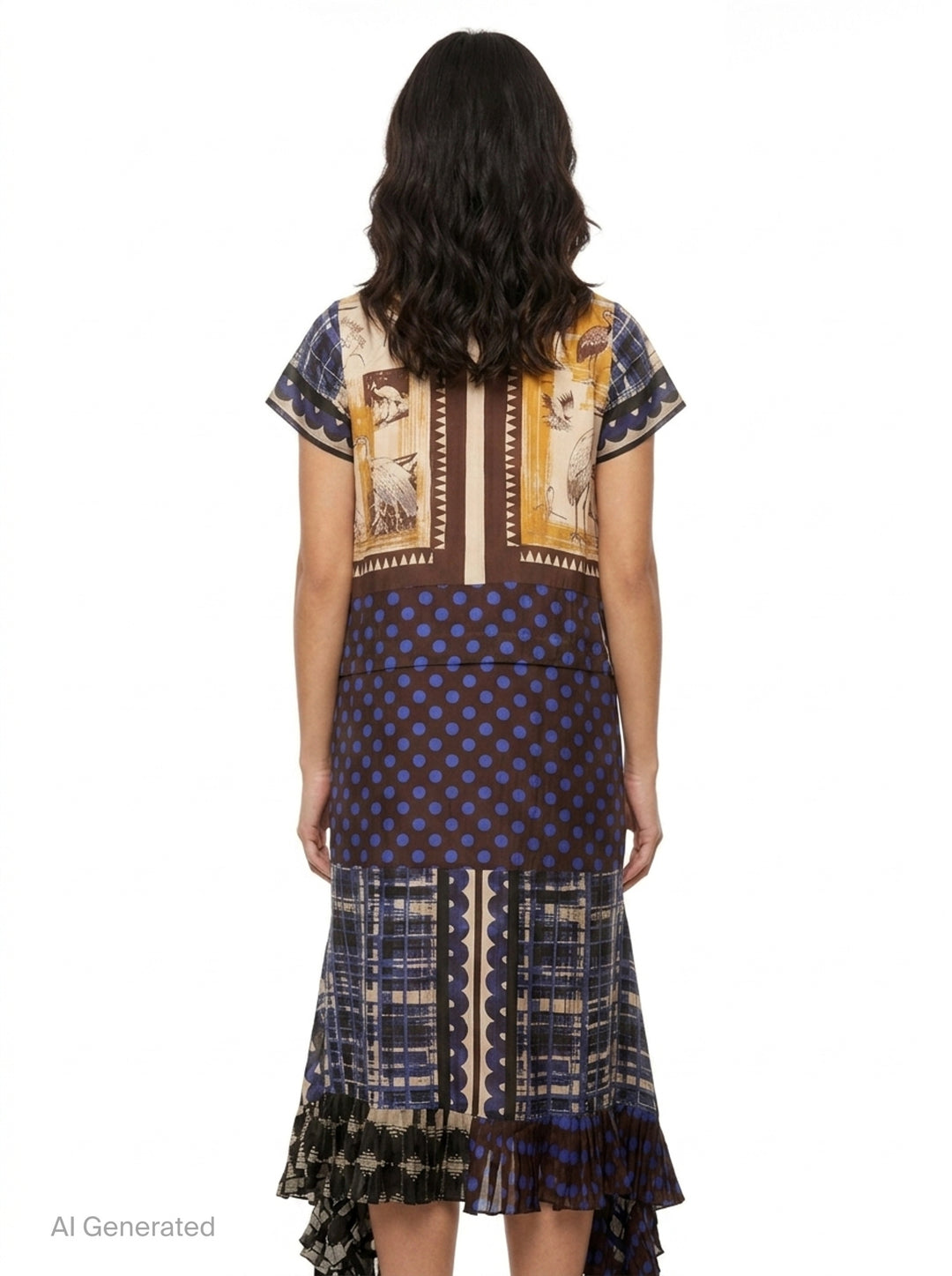 Pleated Hem Linen Shirt Dress | Biyan | Club21 - back