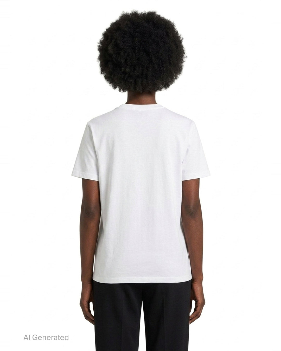 LV Bunny Graphic Tee | Black Score | Club21 - back
