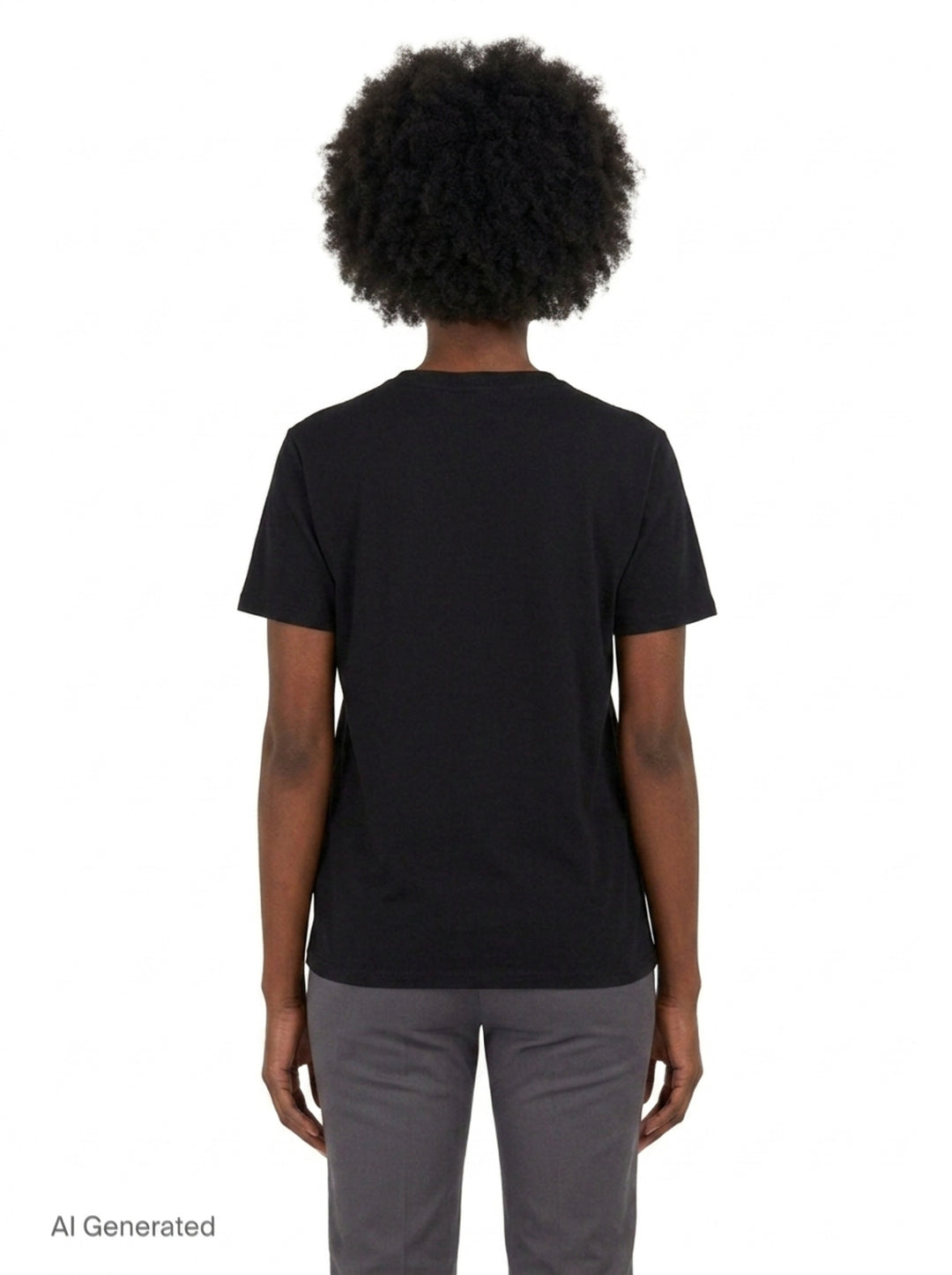 Saint Laurent Paris Heart Tee | Black Score | Club21 - back