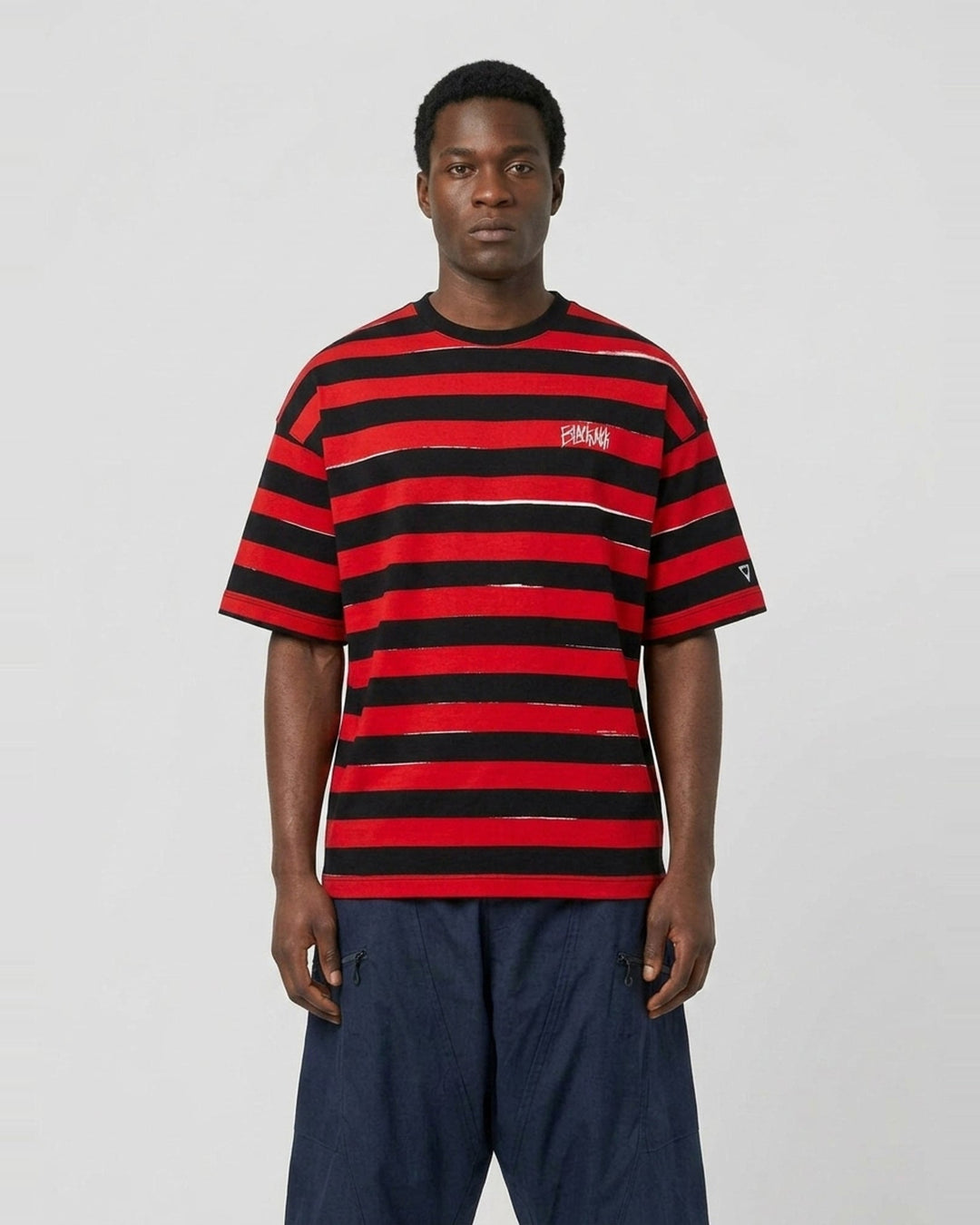 Menace Stripe Tee | Blackjack | Club21 - front