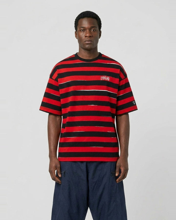 Menace Stripe Tee | Blackjack | Club21 - front
