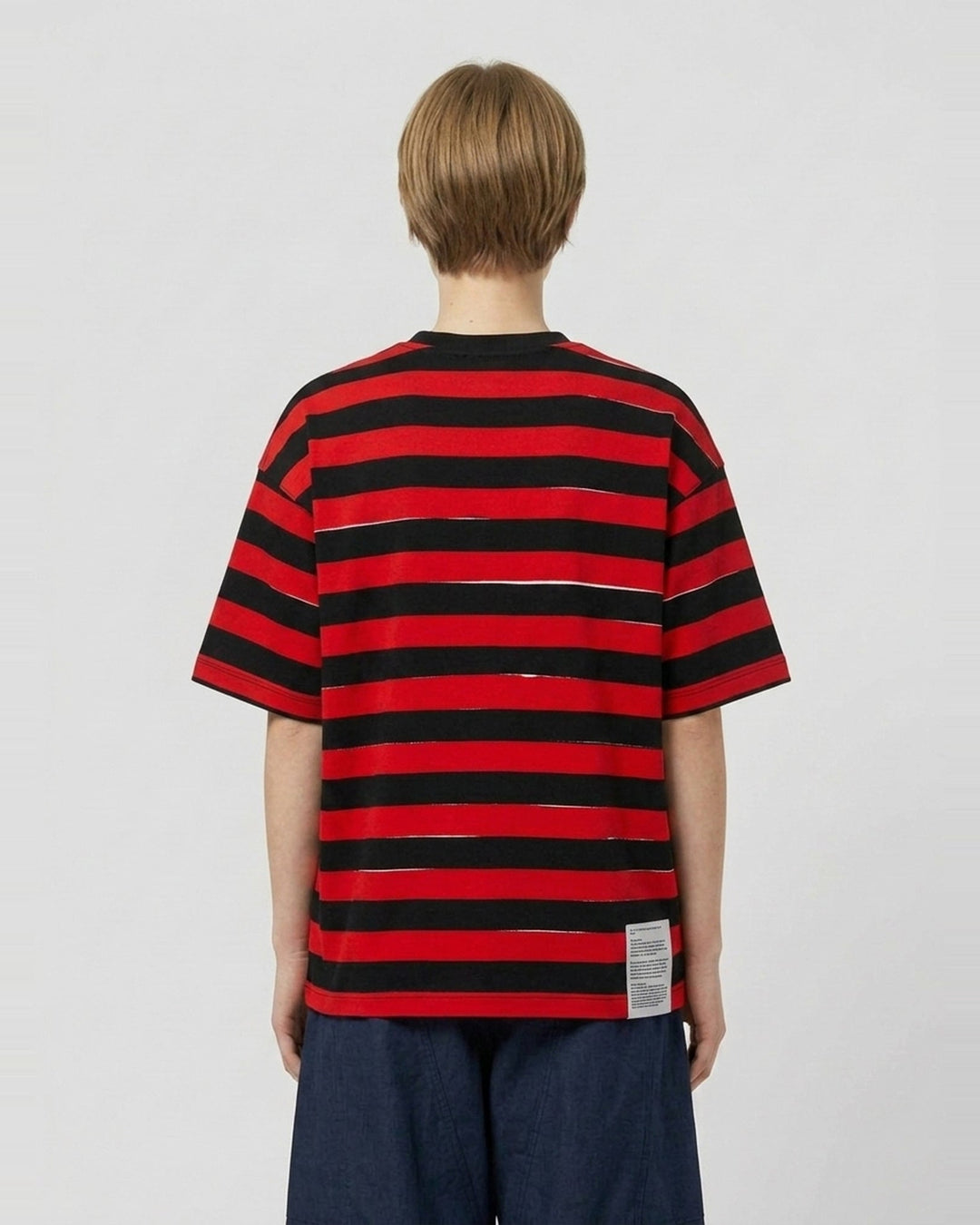 Menace Stripe Tee | Blackjack | Club21 - back female