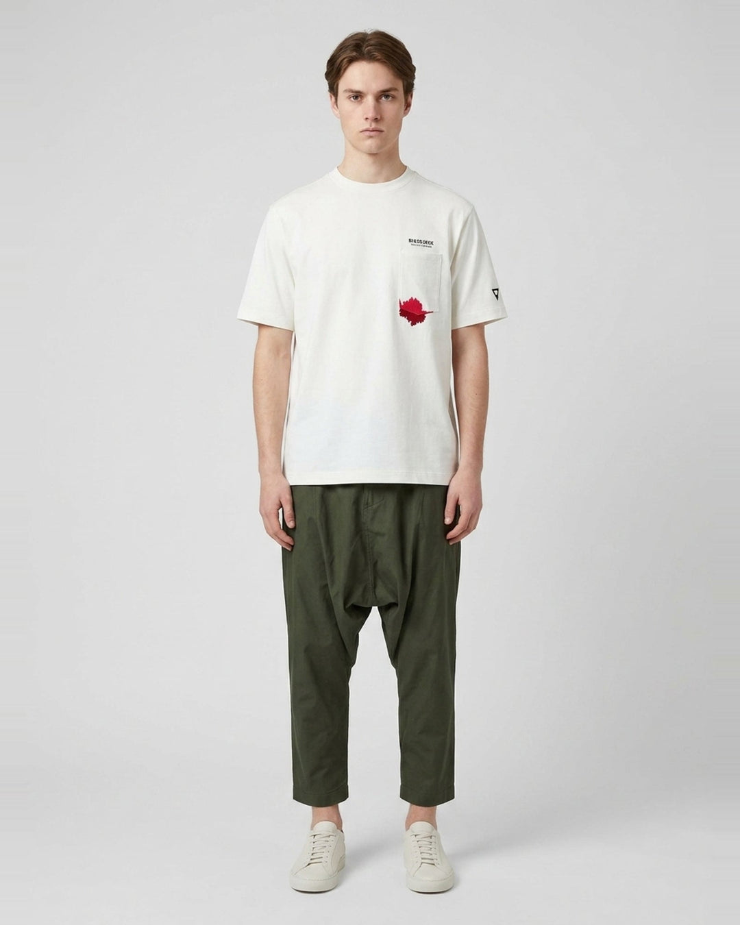Slacker Drop-Crotch Pants | Blackjack | Club21 - front