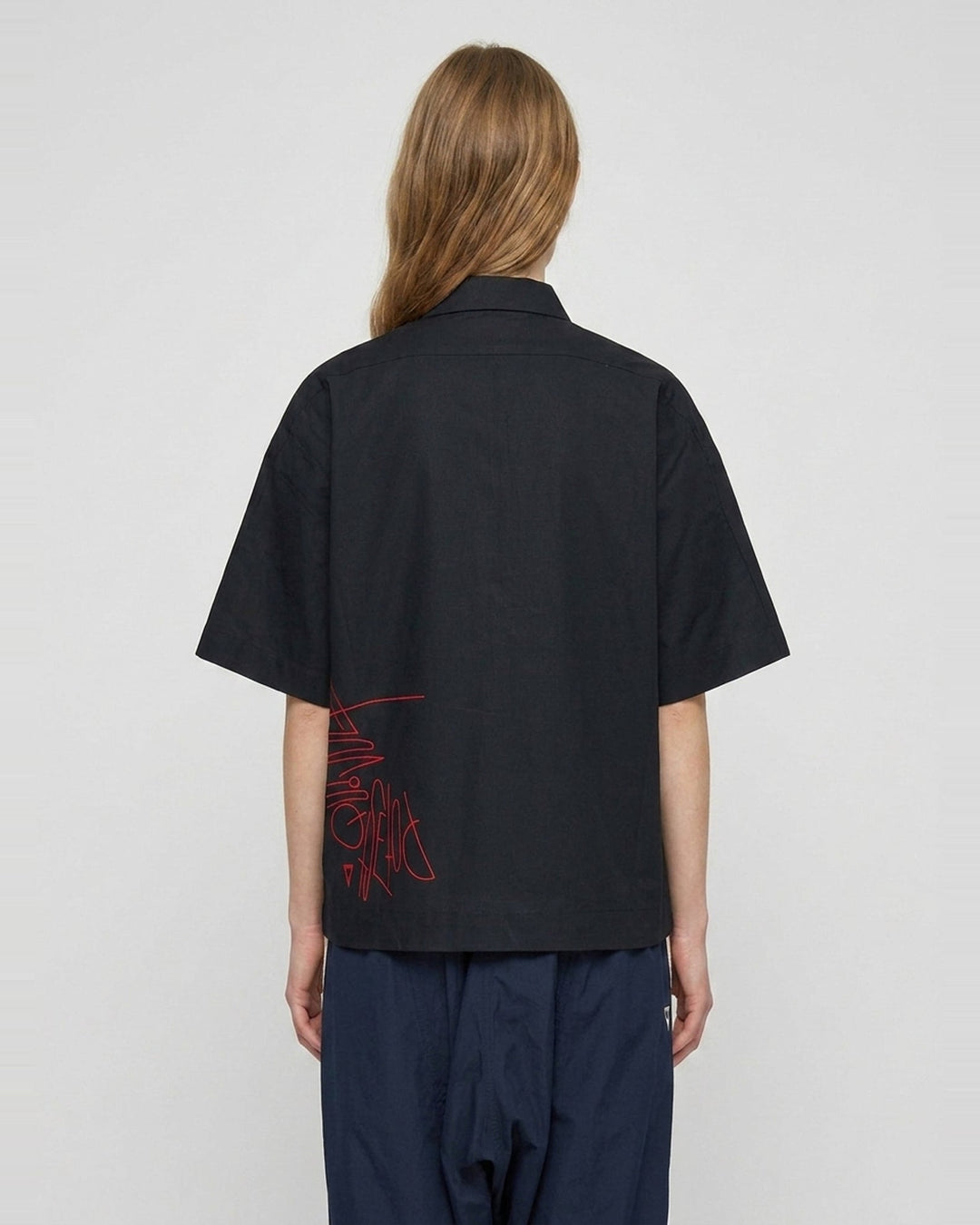Slacker Zip-Up Shirt | Blackjack | Club21 - back female