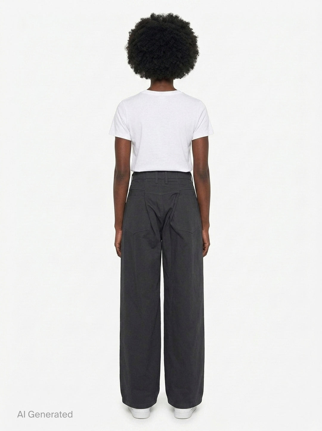 Back Box Pleats Pants | Bonbom | Club21 - back