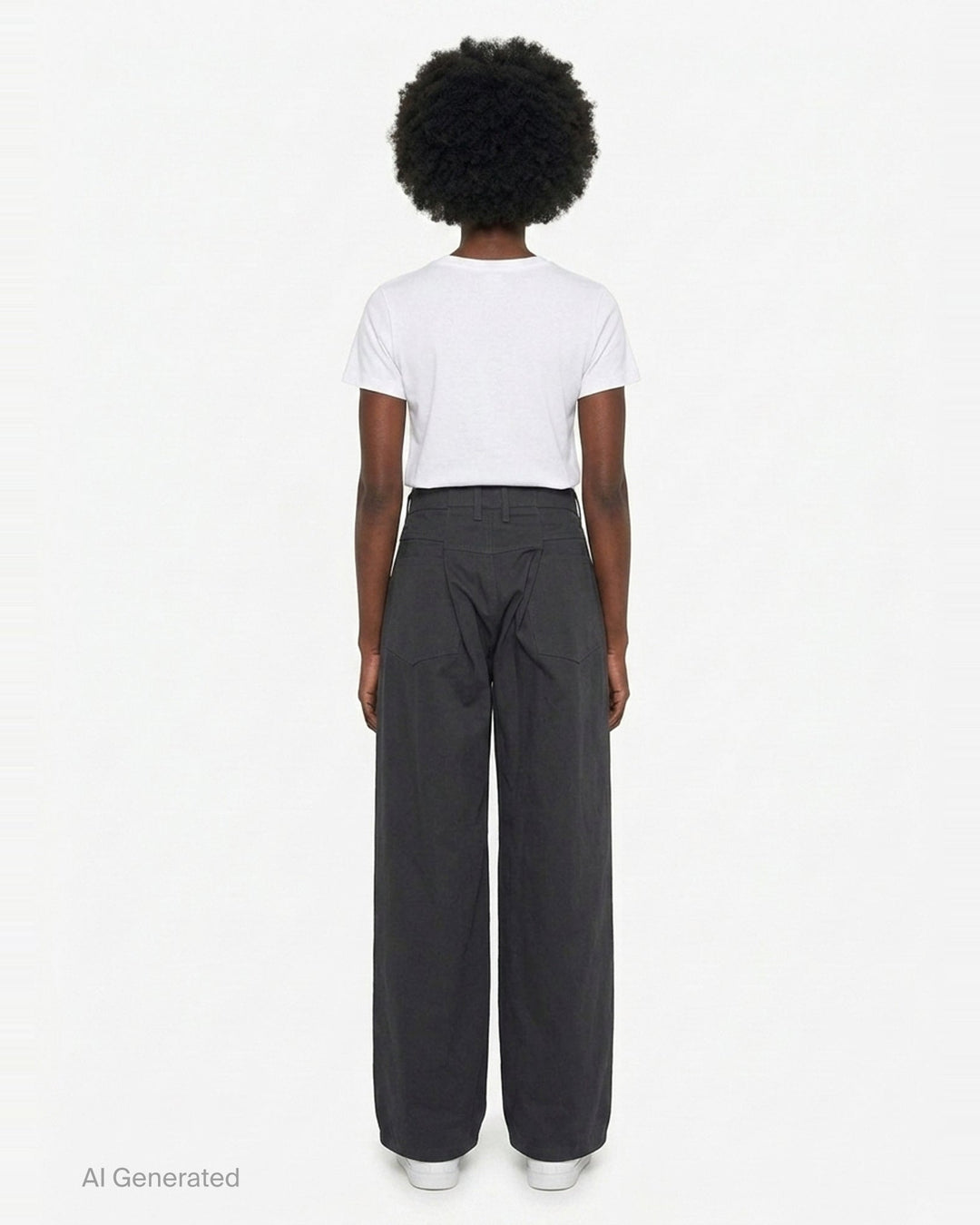 Back Box Pleats Pants | Bonbom | Club21 - back