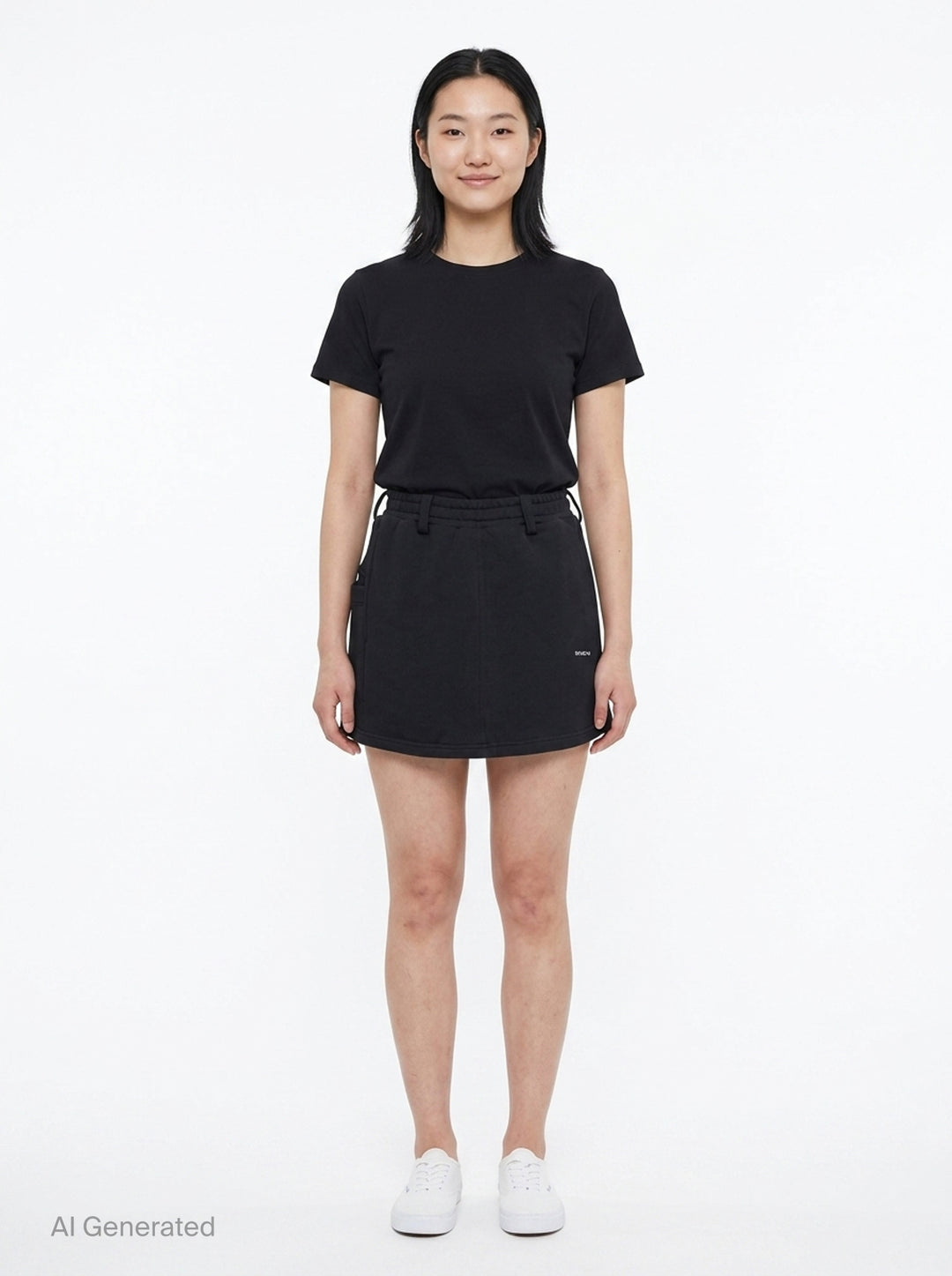 Giant Front Volume Sweat Mini Skirt | Bonbom | Club21 - front