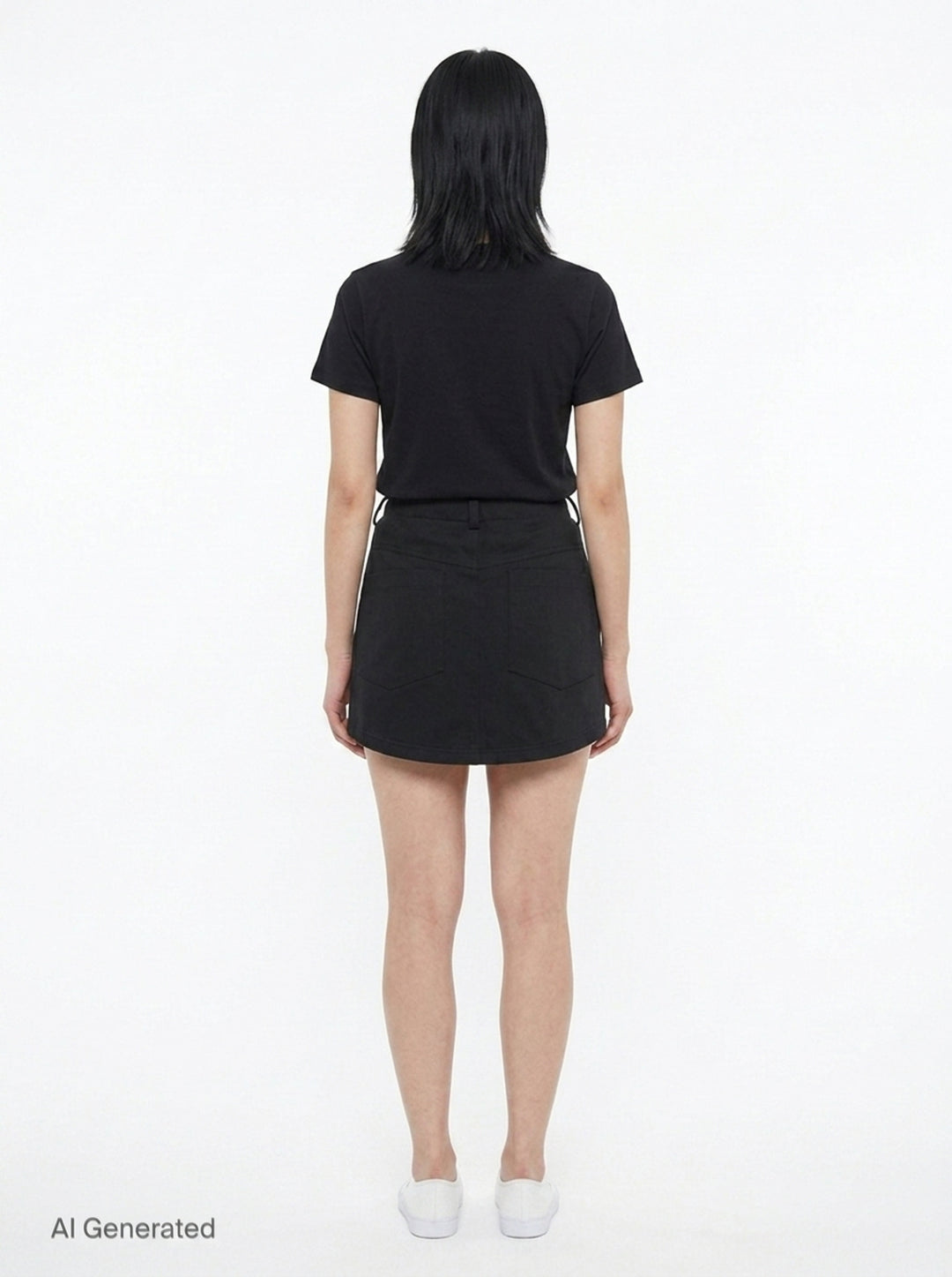 Giant Front Volume Sweat Mini Skirt | Bonbom | Club21 - back