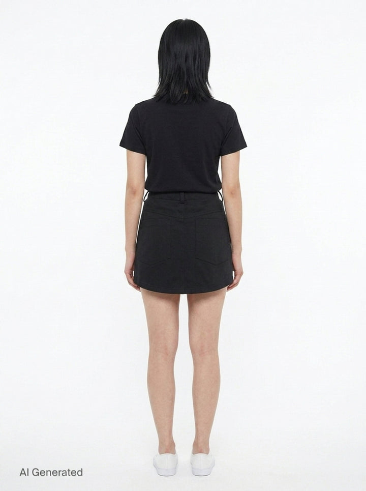 Giant Front Volume Sweat Mini Skirt | Bonbom | Club21 - back