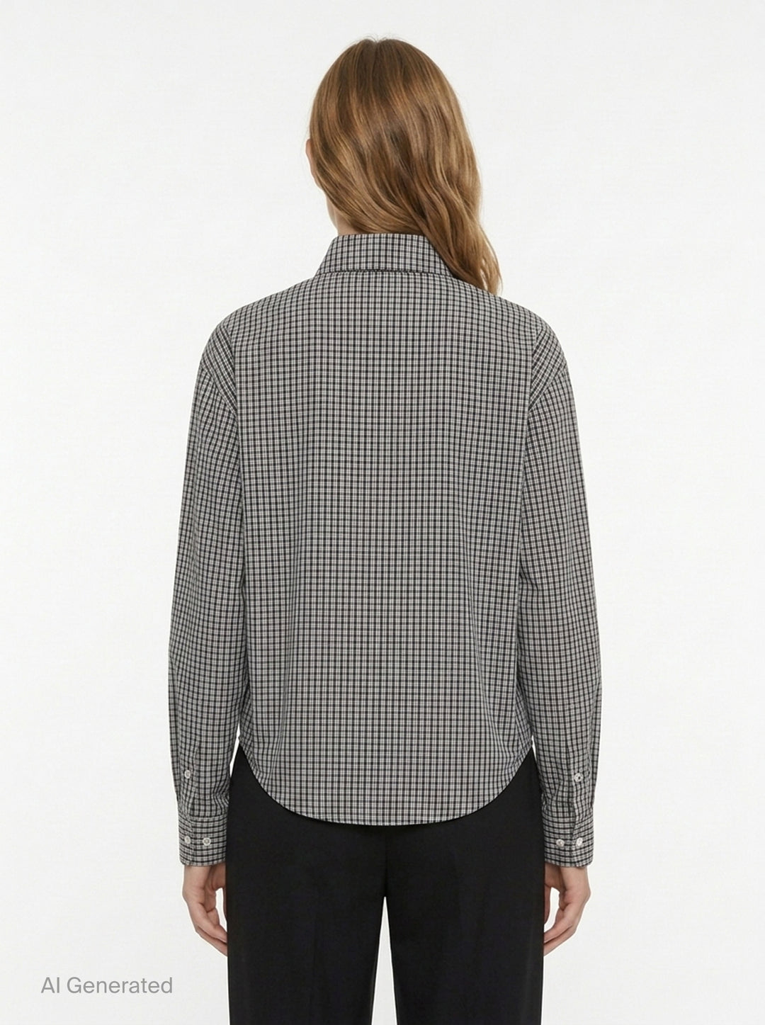 Symbol Embroidery Long Sleeve Shirt | Bonbom | Club21 - back