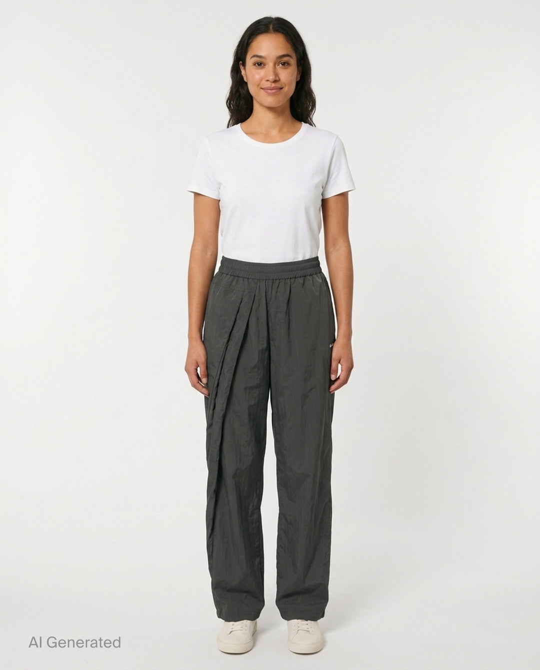 Two-Tuck Track Pants | Bonbom | Club21 - front