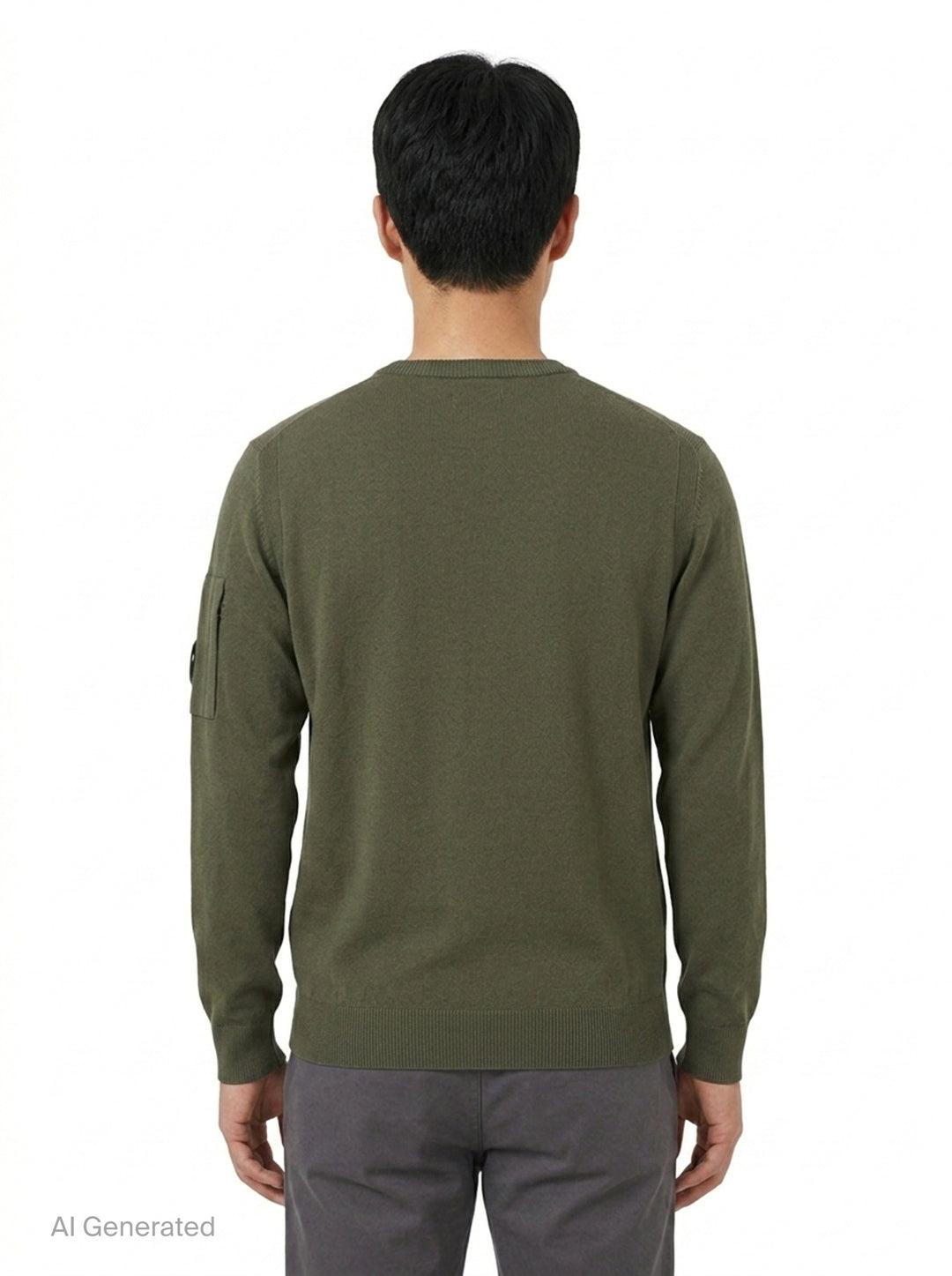 Extrafine Merino Wool Lens Sweater | C.P. Company | Club21 - back