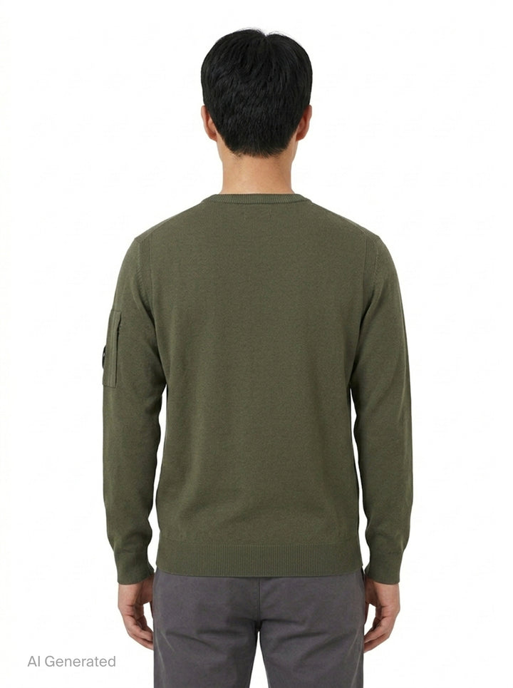 Extrafine Merino Wool Lens Sweater | C.P. Company | Club21 - back