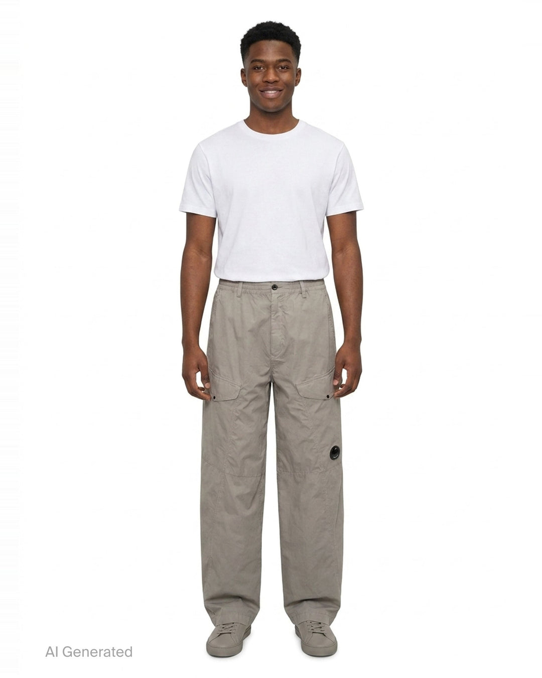 Micro-Reps Boxy Lens Cargo Pants | C.P. Company | Club21 - front