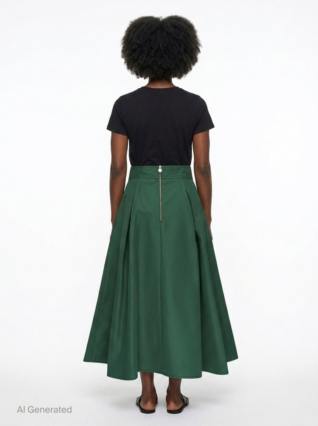 Floral Embroidered A-Line Skirt | Carolina Herrera | Club21 - back