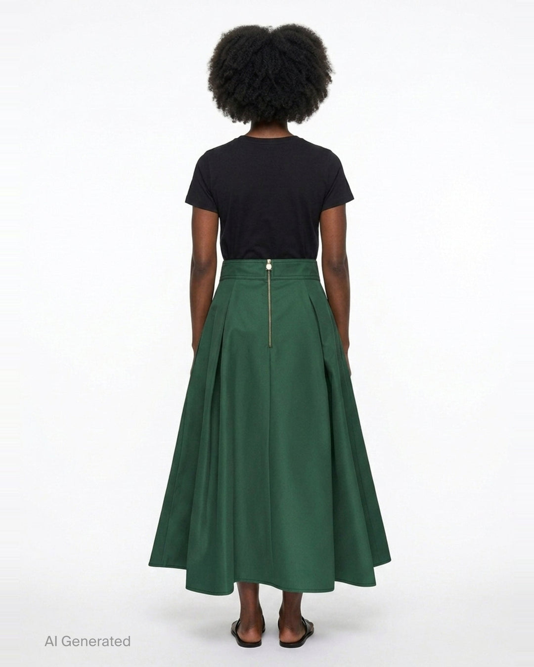 Floral Embroidered A-Line Skirt | Carolina Herrera | Club21 - back