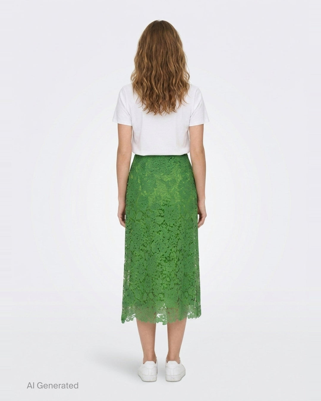 Floral Lace Midi Skirt | Carolina Herrera | Club21 - back