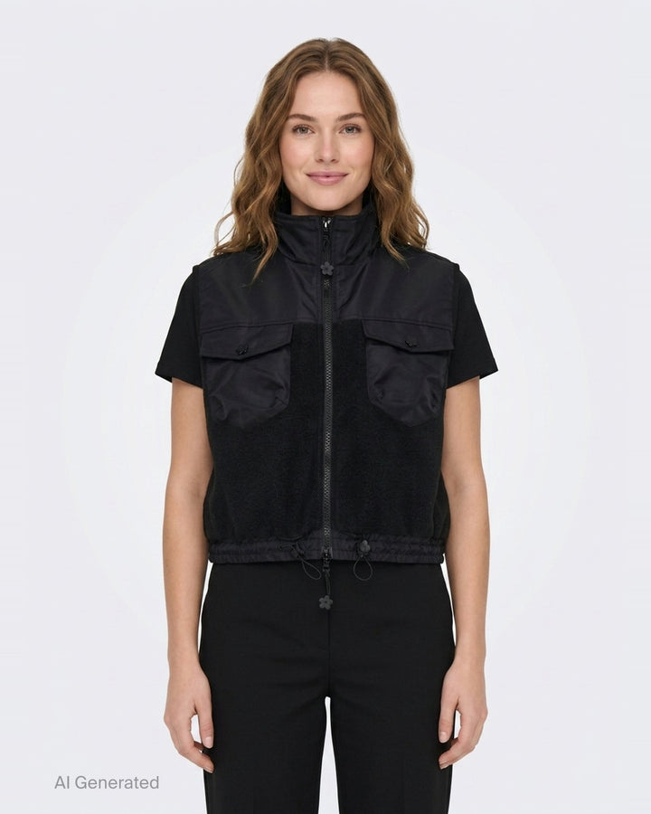Aspen Soft Fleece Vest | Cecilie Bahnsen | Club21 - front
