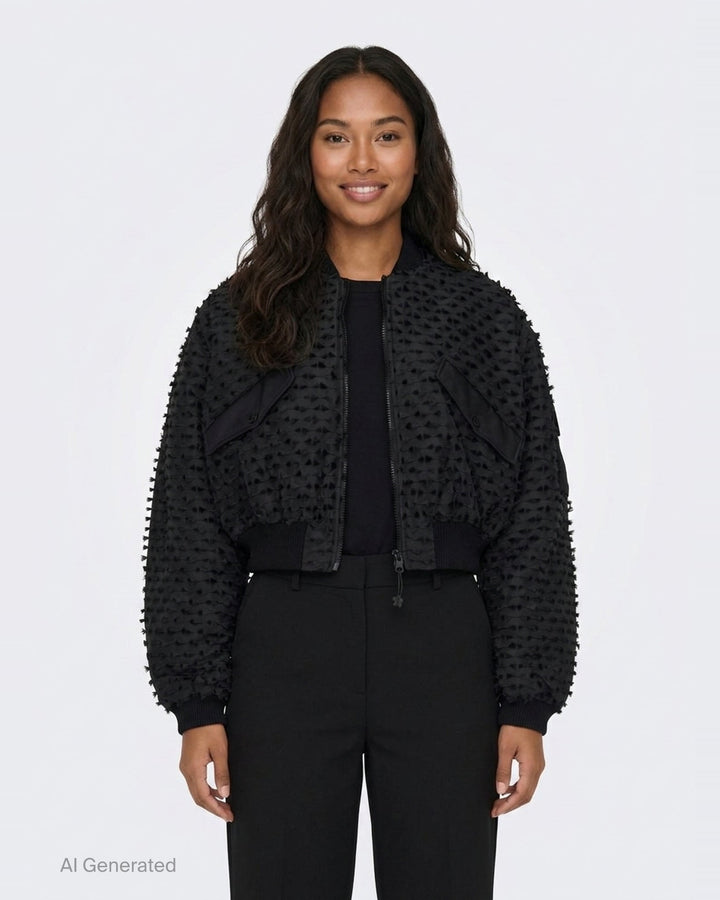 Fiamma Fil Coupé Bomber Jacket | Cecilie Bahnsen | Club21 - front