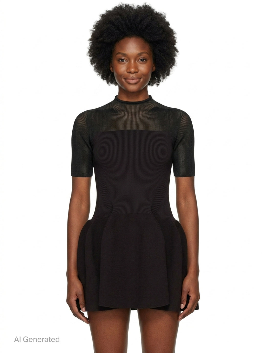 Lucent Décolletage Short Sleeve Top | CFCL | Club21 - front
