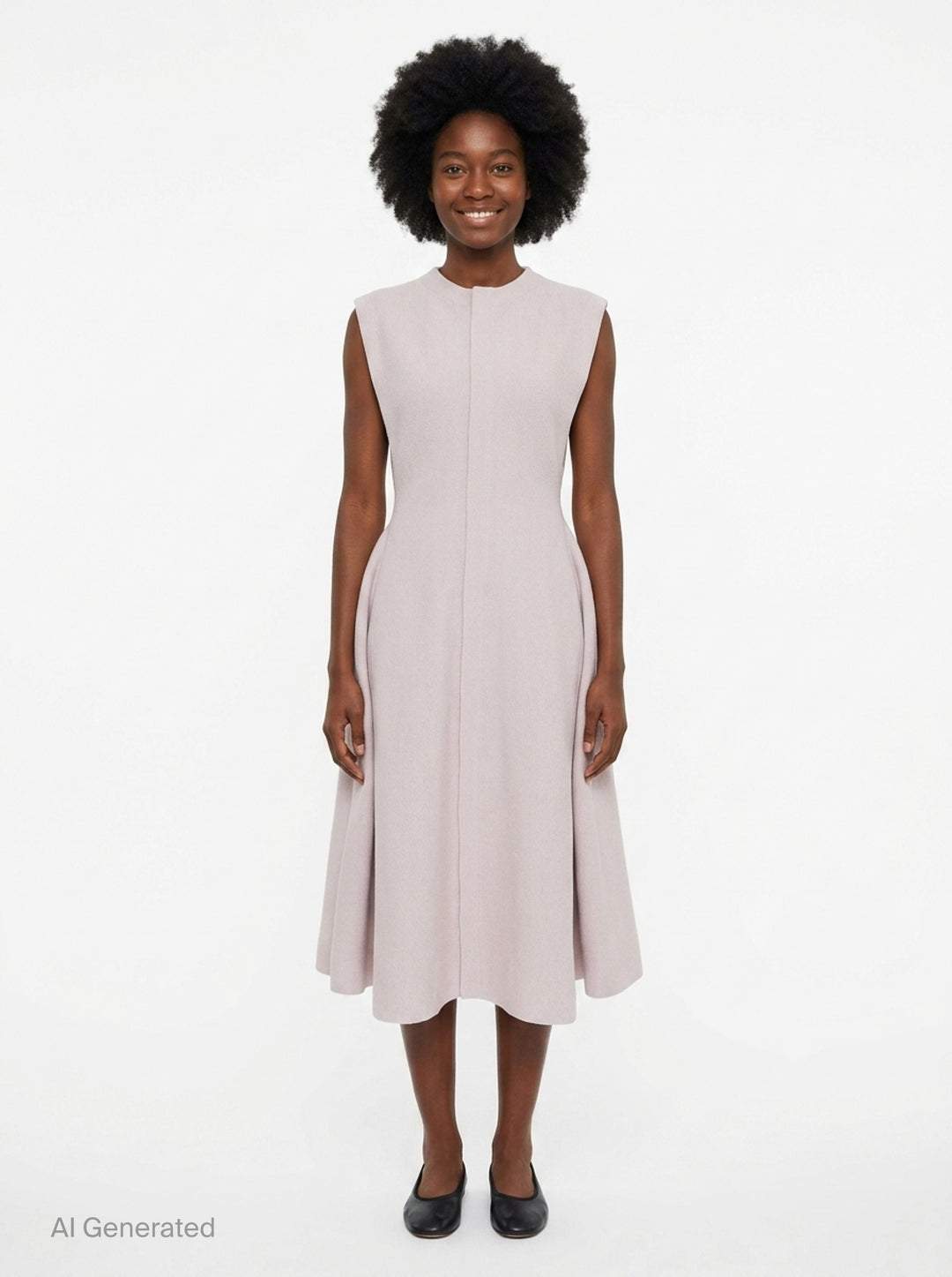 Milan Flare Long Vest Dress | CFCL | Club21 - front