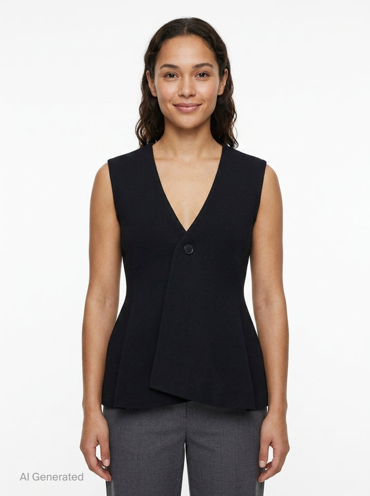 Milan Flare Vest | CFCL | Club21 - front