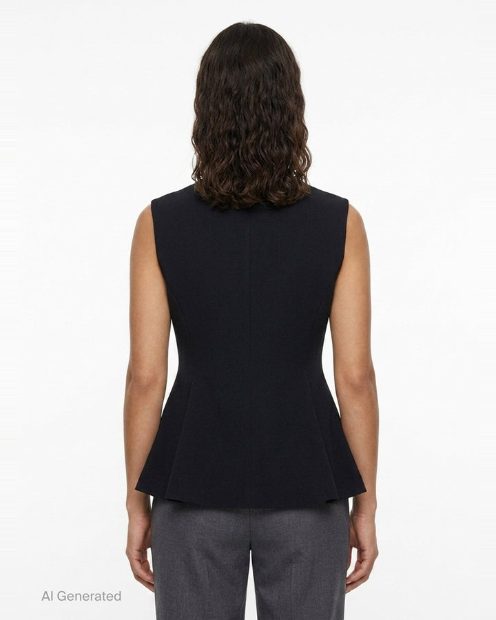 Milan Flare Vest | CFCL | Club21 - back