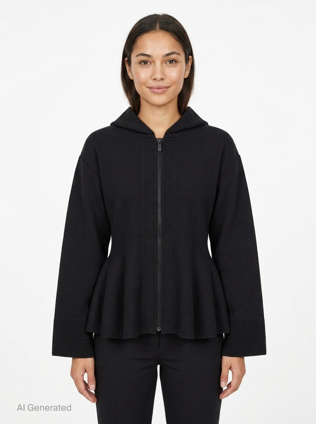 Milan Hoodie Flare Jacket | CFCL | Club21 - front