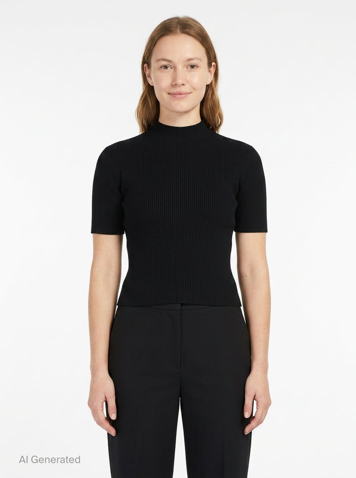 Portrait Short Sleeve Top | CFCL | Club21 - front