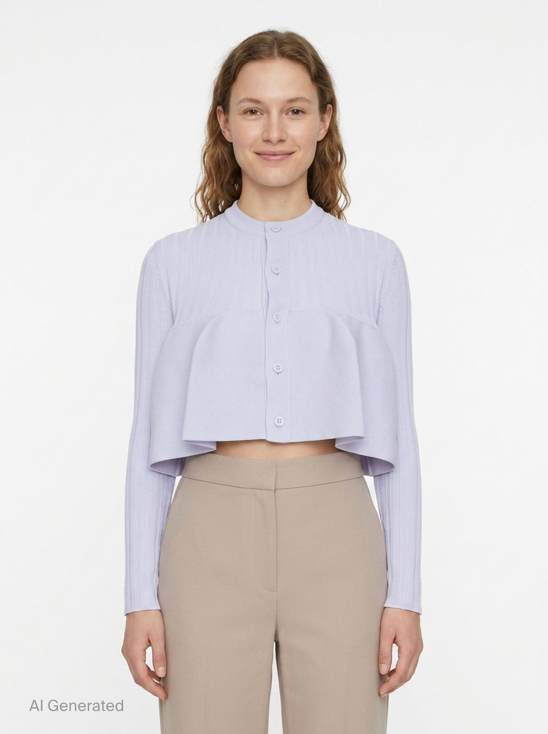 Pottery Bust Flare Cardigan | CFCL | Club21 - front