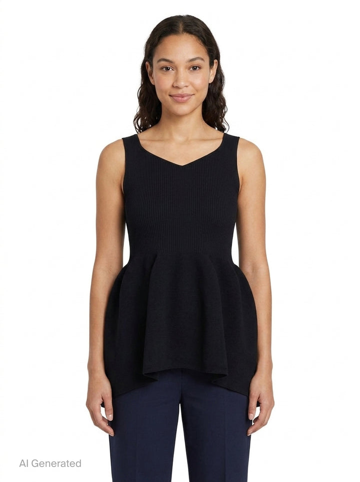 Pottery Sleeveless Knit Top | CFCL | Club21 - front