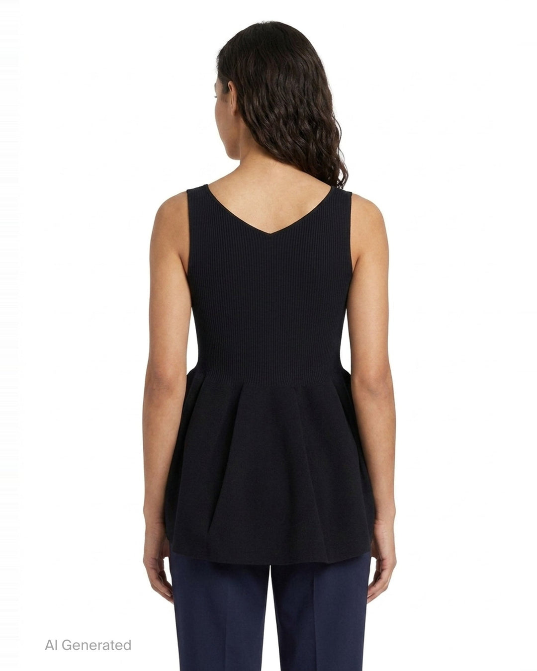 Pottery Sleeveless Knit Top | CFCL | Club21 - back