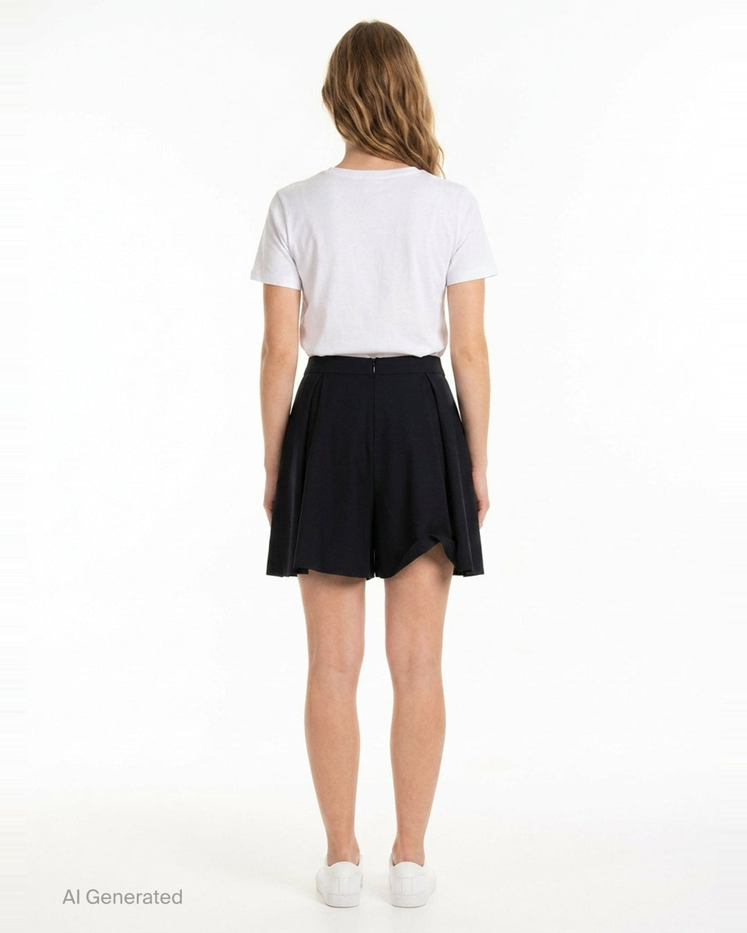 Soft Milan Tuck Wide Shorts | CFCL | Club21 - back