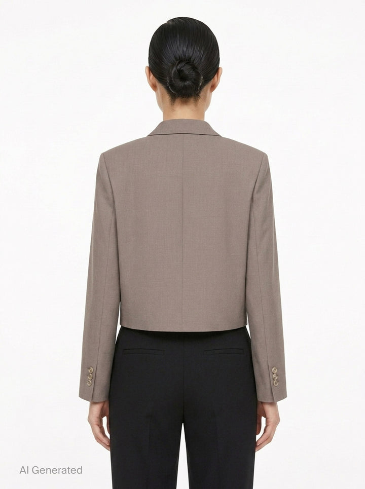Alba Sartorial Wool Mix Jacket | Club21 Collection | Club21 - back