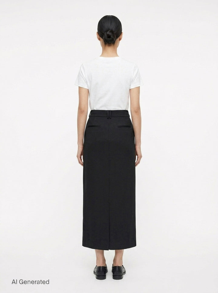 Ambre Crepe Acetate Mix Skirt | Club21 Collection | Club21 - back