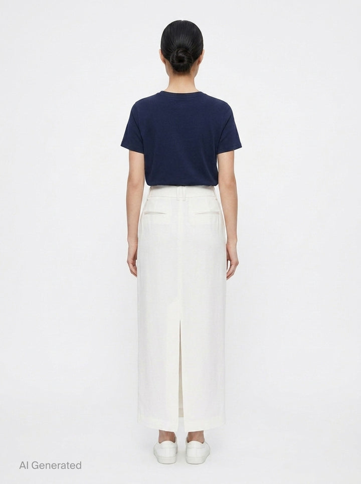 Ambre Crepe Acetate Mix Skirt | Club21 Collection | Club21 - back