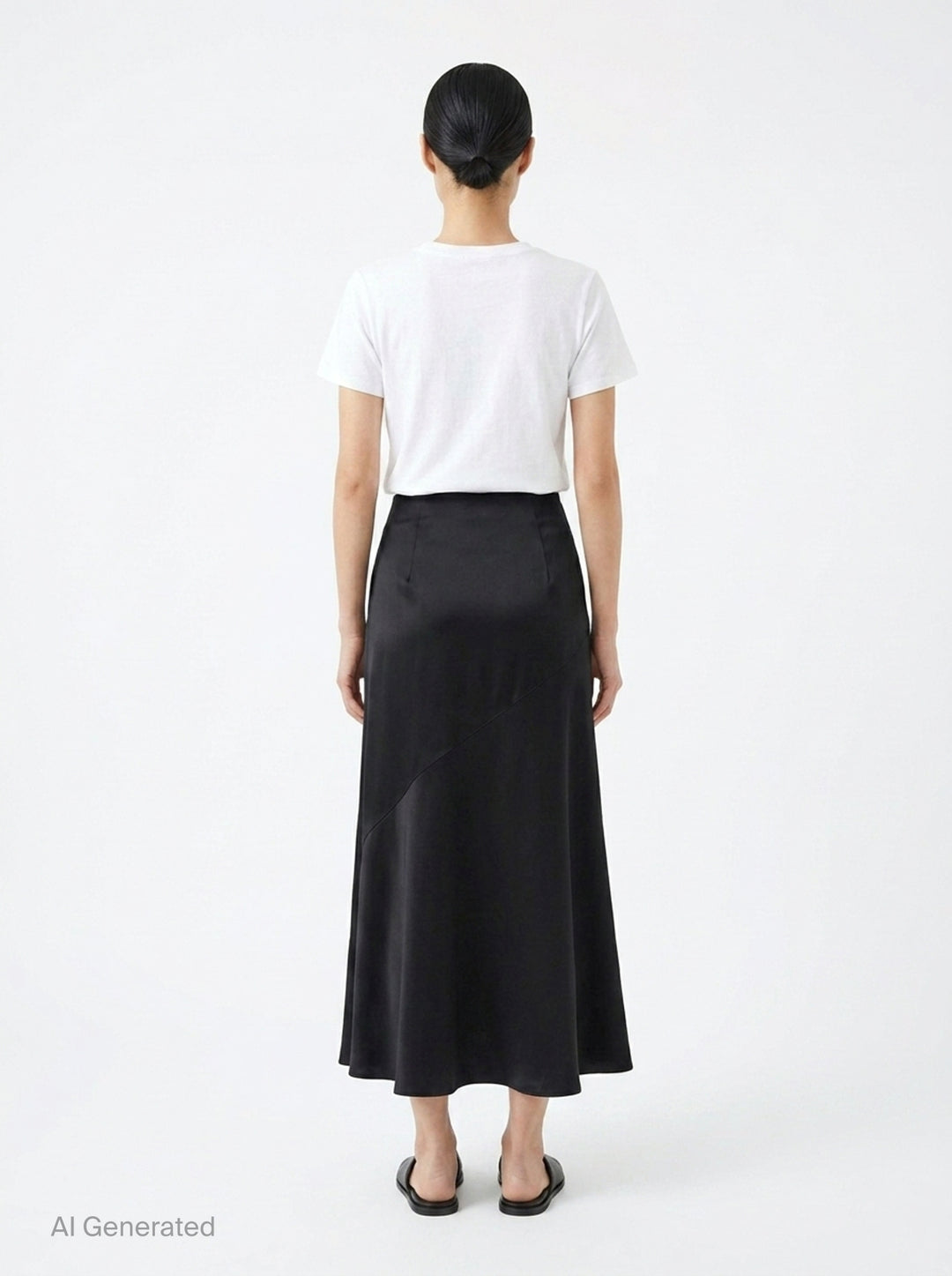 Blair Matte Acetate Mix Skirt | Club21 Collection | Club21 - back