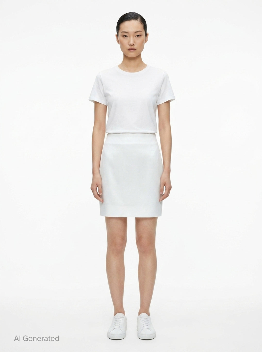 Camille Matte Acetate Mix Skirt | Club21 Collection | Club21 - front