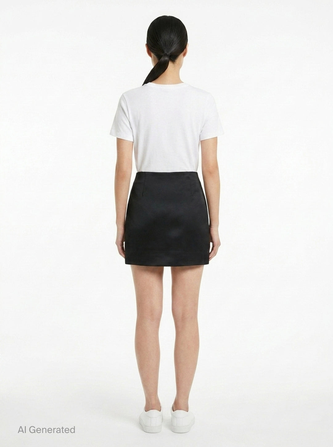 Camille Matte Acetate Mix Skirt | Club21 Collection | Club21 - back