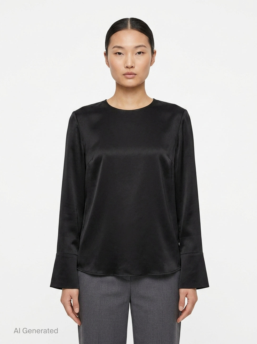 Colette Matte Satin Blouse | Club21 Collection | Club21 - front