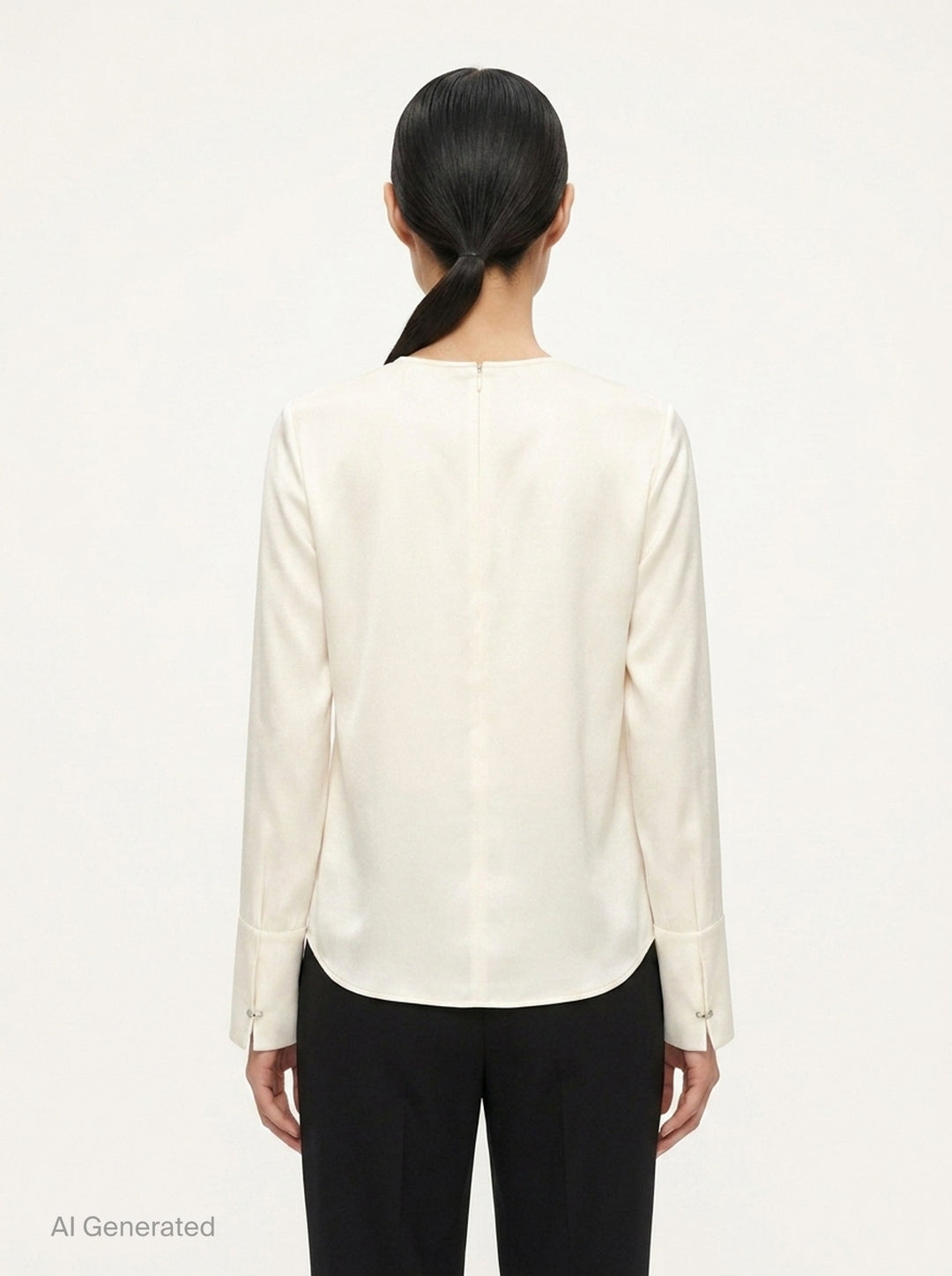 Colette Matte Satin Blouse | Club21 Collection | Club21 - back