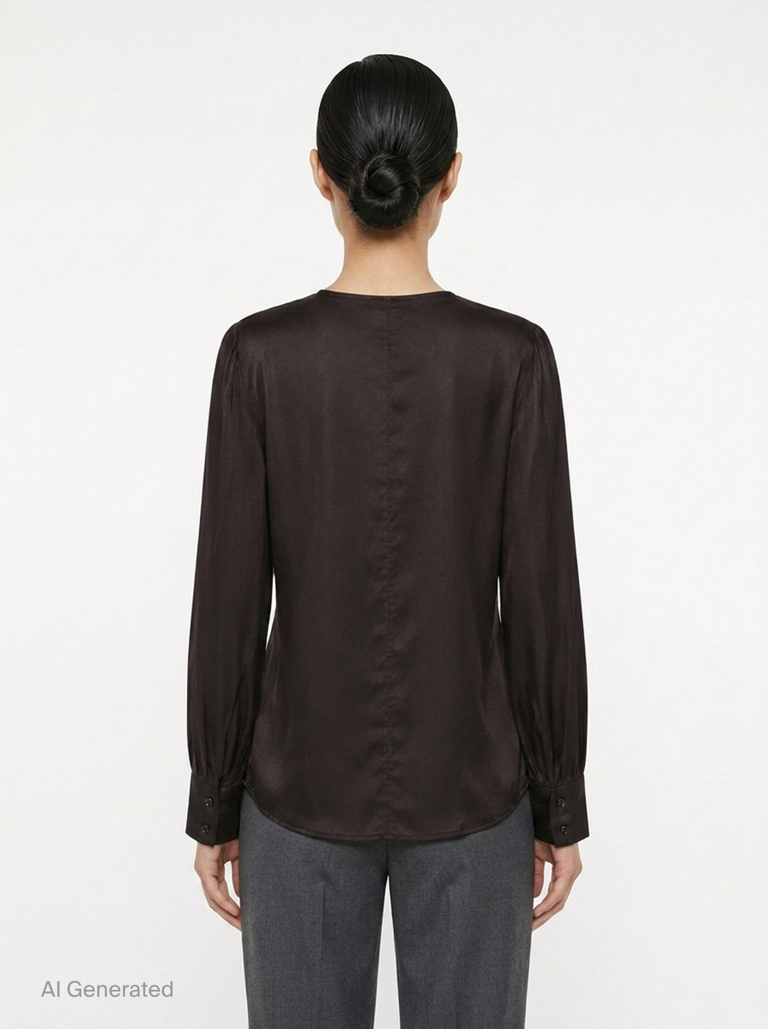 Esme Shiny Wrap Blouse | Club21 Collection | Club21 - back