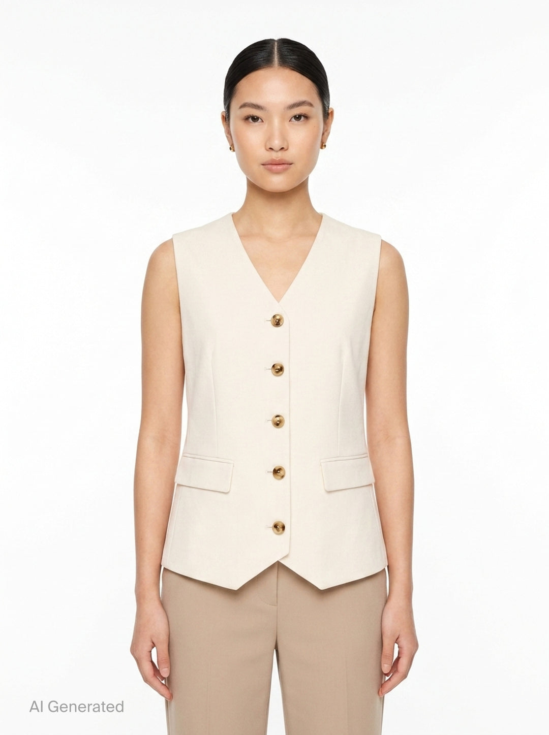 Iris Sartorial Wool Mix Vest | Club21 Collection | Club21 - front