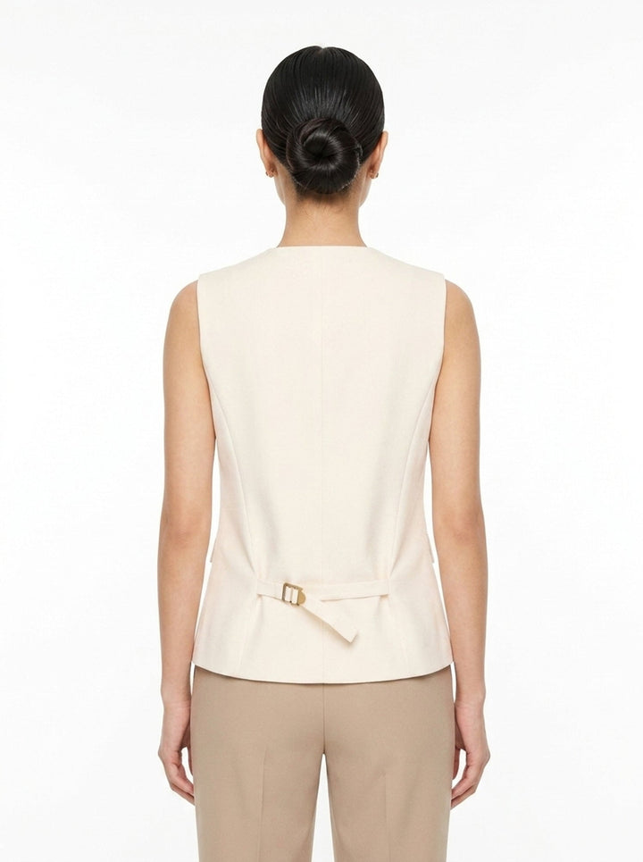Iris Sartorial Wool Mix Vest | Club21 Collection | Club21 - back