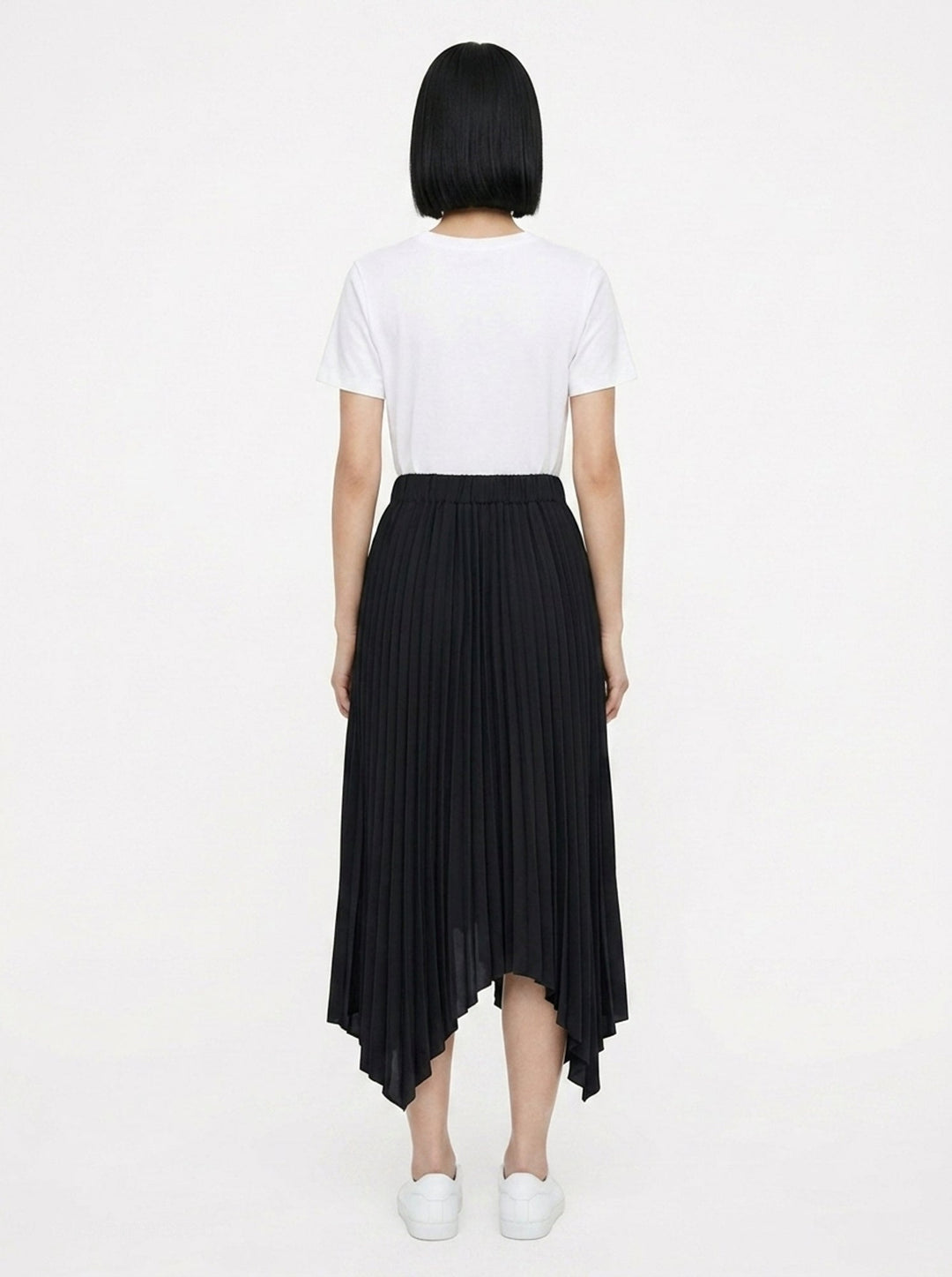 Isla Pleated Asymmetric Midi Skirt | Club21 Collection | Club21 - back