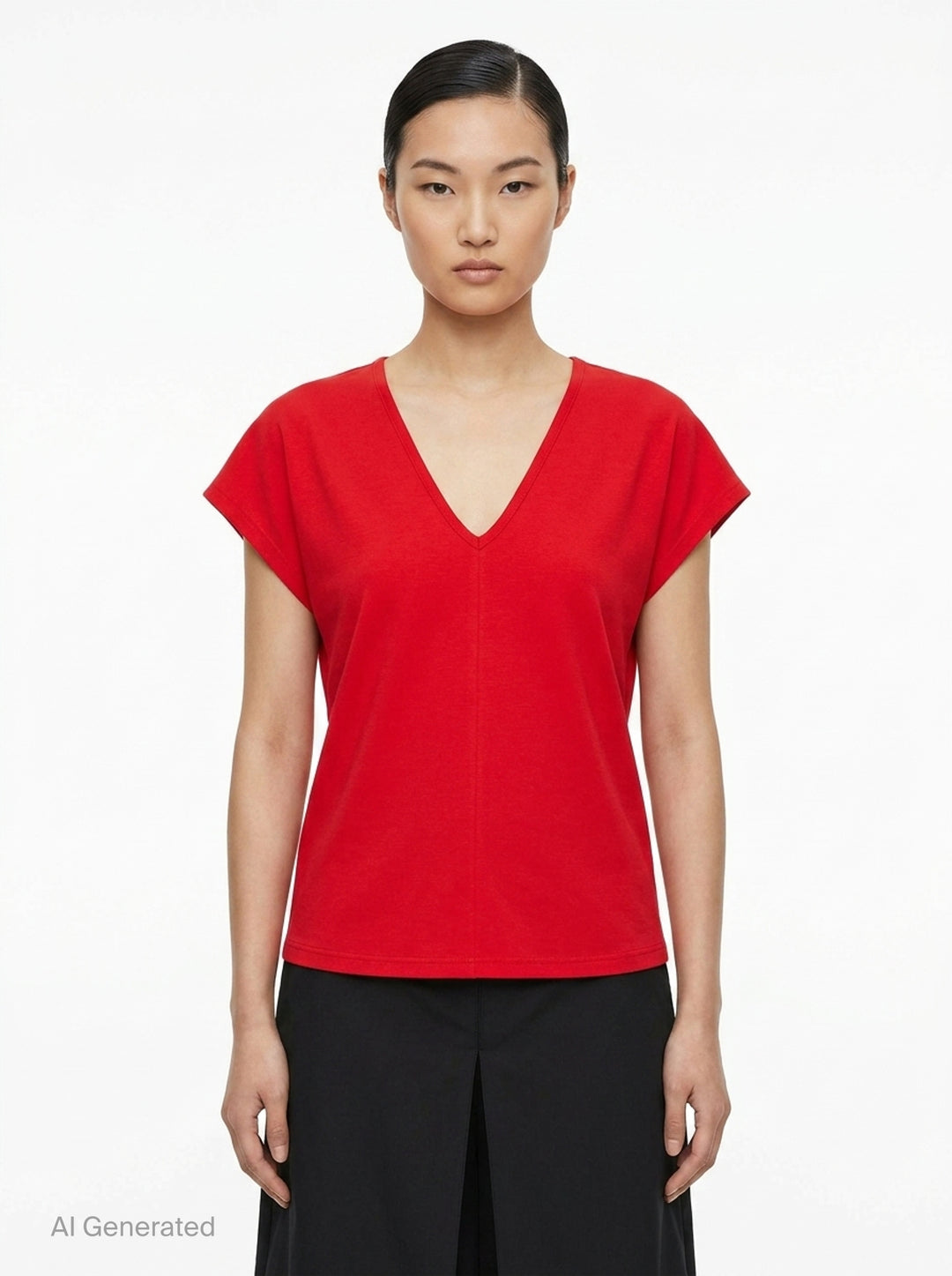 Leonie Cotton Spandex Jersey Top | Club21 Collection | Club21 - front