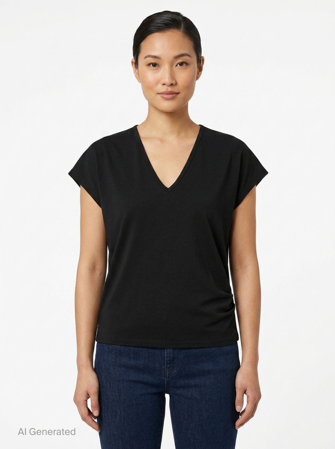 Leonie Cotton Spandex Jersey Top | Club21 Collection | Club21 - front