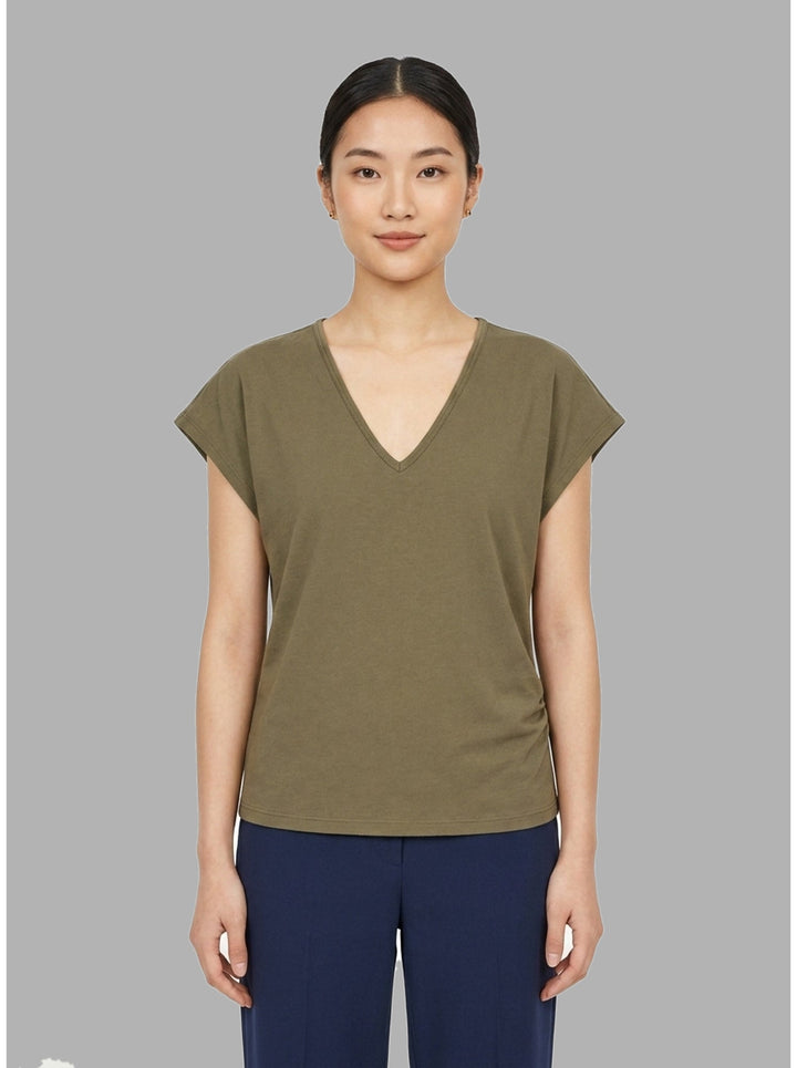Leonie Cotton Spandex Jersey Top | Club21 Collection | Club21 - front